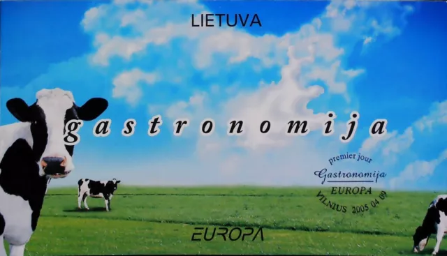 2005 EUROPE CEPT Lietuva Gastronomy Booklet MNH** 20629
