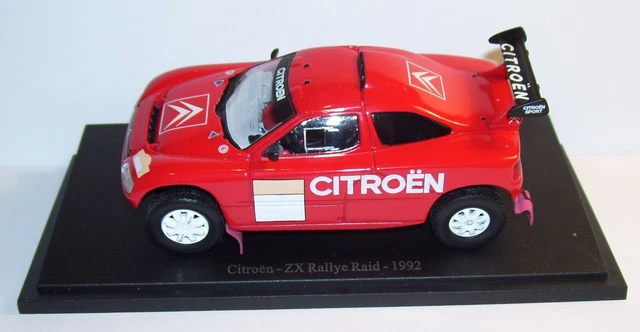 Citroën ZX Rallye Raid 1/18 Majorette - Rouge - Dans Sa Boîte