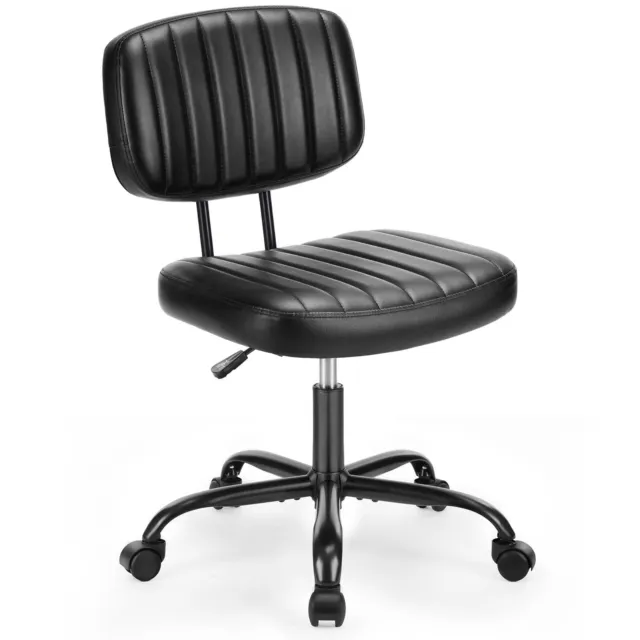 Sweetcrispy Small Office Desk Chair with Wheels and Lumbar Support,Comfy Cute...
