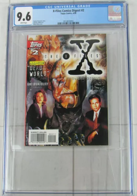 The X Files Comics Digest #2 CGC 9.6 Apr. 1996 Topps Comics 2010816003