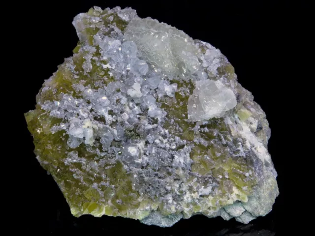 GROSSER Fluorit, Calcit, Pyrit – Moscona, Asturien, Spanien – 12 x 10,5 x...