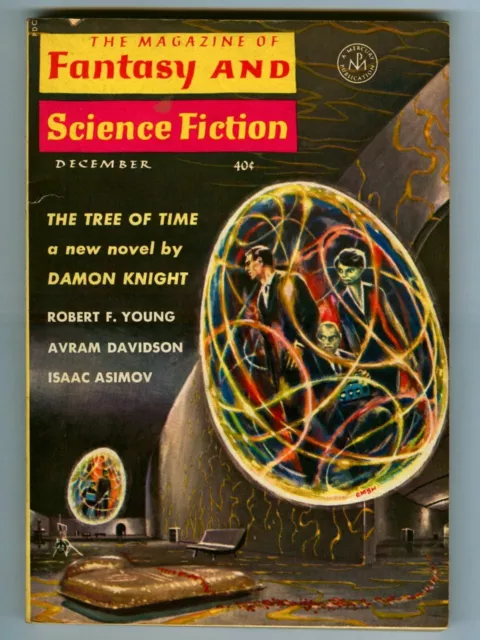 December 1963 Magazine of FANTASY & SCIENCE FICTION! Tree of Time Damon Knight!