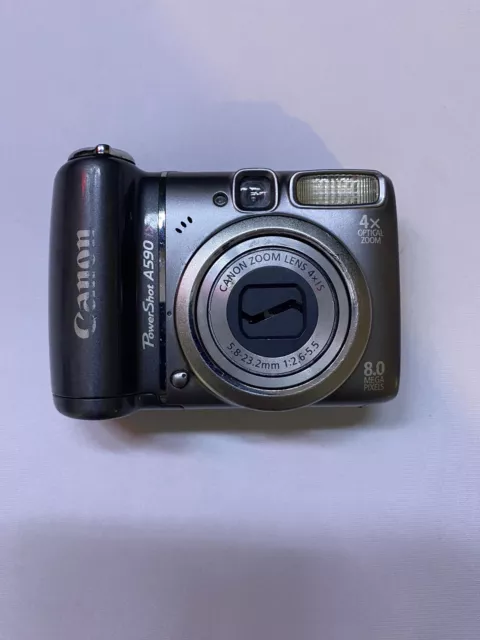 Canon PowerShot A590IS 8.0MP Digital Camera For Parts For Repair