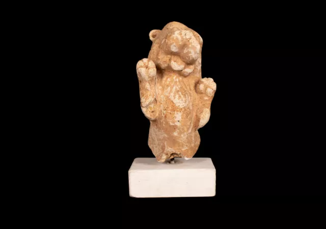 Ein Antikes Buddhistisches Gandhara Stuck - Fragment Eines Löwen  3./4. Jh.