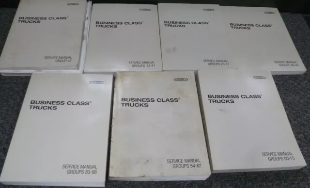 1999-2000 Freightliner FL112 MB50 MB60 MB70 MB80 Truck Service Repair Manual Set