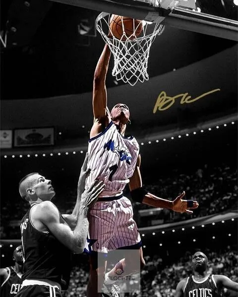 Penny Hardaway Orlando Magic Monster Dunk Signed Photo Autograph Poster