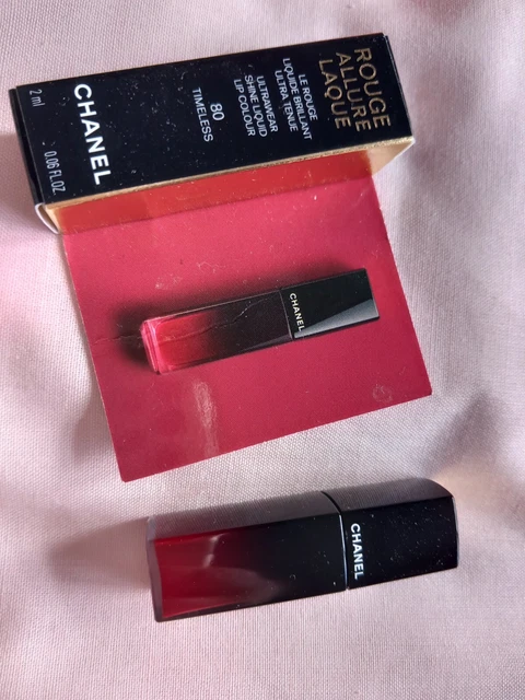 Mini lápiz labial Chanel Rouge Allure con No5 1,5 ml totalmente nuevo 100% (Chrougno5 D)