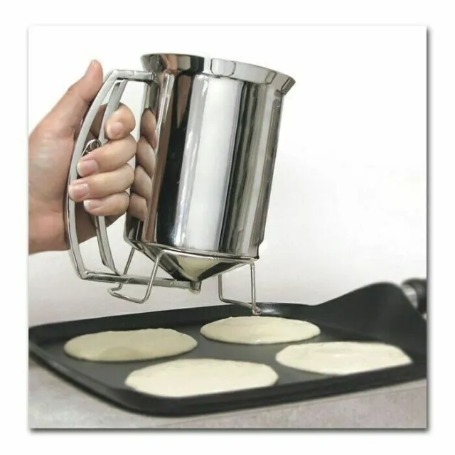 Pancake Batter Dispenser , Stainless steel , Cupcake , Waffle , Chef - Budy
