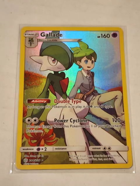 Pokémon TCG Gallade Sun & Moon - Cosmic Eclipse 244/236 Holo Secret Rare