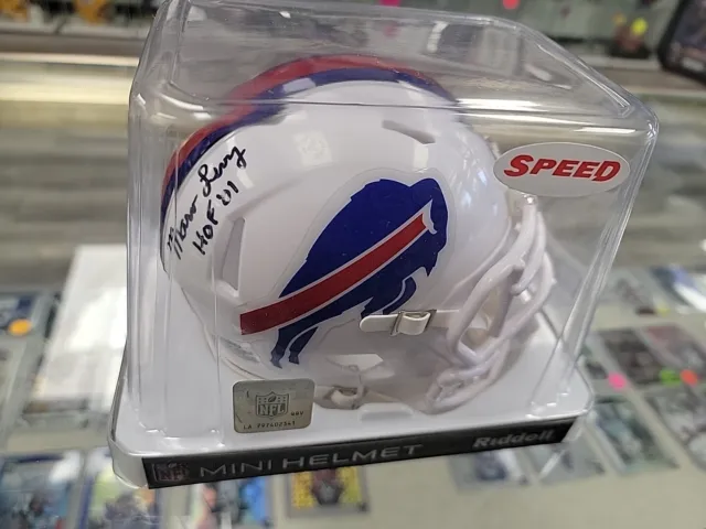 Marv Levy Autographed Buffalo Bills Mini Helmet Inscribed Tristar Certified