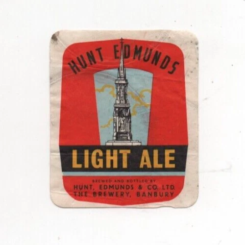 England - Vintage Beer Label - Hunt, Edmunds & Co. Ltd., Banbury - Light Ale