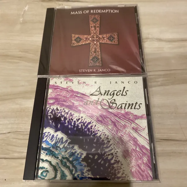 Steven R. Janco - 2 CD Lot - Mass Of Redemption Brand New & Angels Saints NM DB
