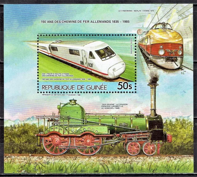 Guinea - Mi-Nr Block 186 postfrisch / MNH ** (E1091)