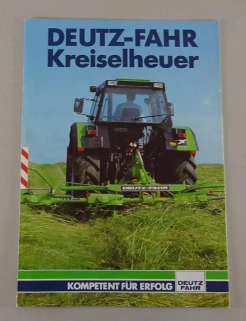 Prospekt Deutz Fahr Kreiselheuer Stand 11/1989