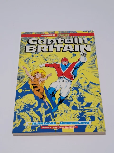 Captain Britain TPB 1988 X-Men Marvel Comics Psylocke 2nd Printing