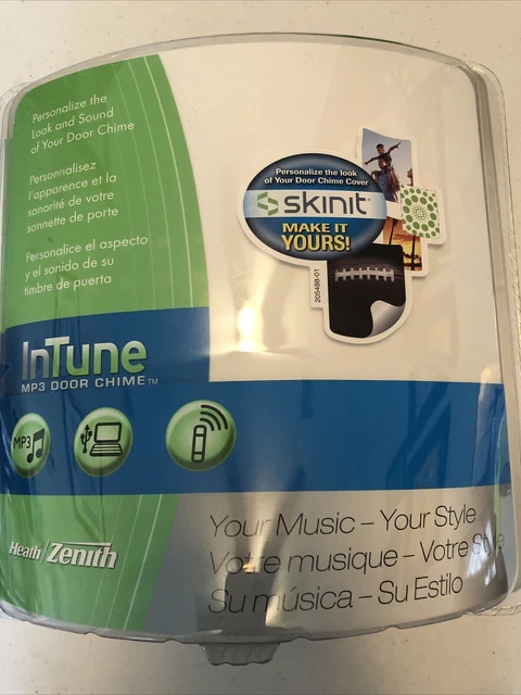 NEW Heath Zenith InTune Your Music Personalized Sound MP3 Wireless Door Chime
