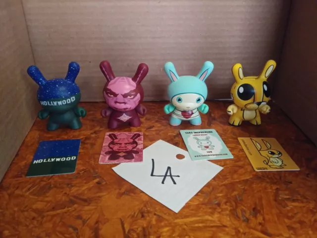 Kidrobot 3" LA Series Dunny: Tara Mcpherson Shepard Fairey Obey Chad Phillips