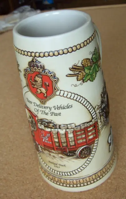 Stroh's stein ceramic mug 1913 Packard Truck Delivery Vehicles of the Past V