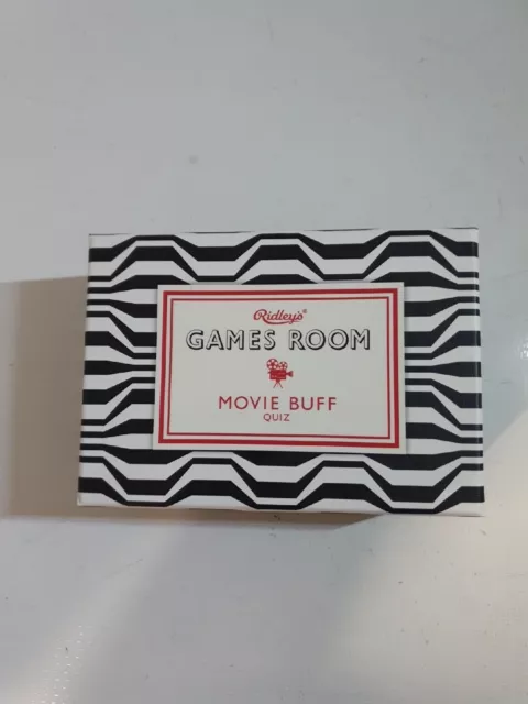 Games Room "Movie Buff" Quiz (Trivia Cards)  Ridley's USA Version