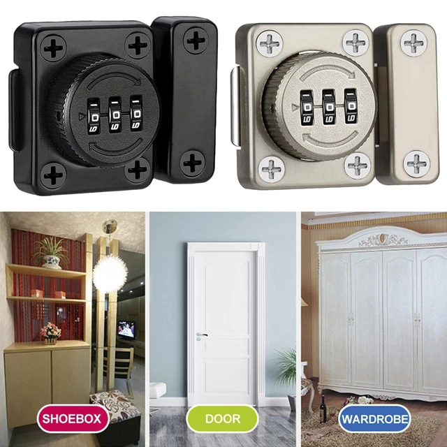 Mechanical Password Lock Revolving Door Lock Digital Code Lock Keyless gaLJP