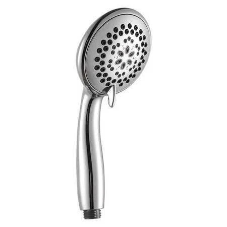 AQUAPLUMB 319010 Hand Shower and Head,Chrome,6 Function