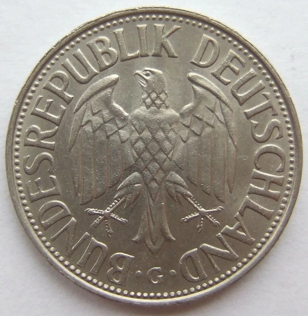 Moneta Rfg 1 Tedesco Marchi 1961 G IN Extremely fine/Brillant uncirculated 2
