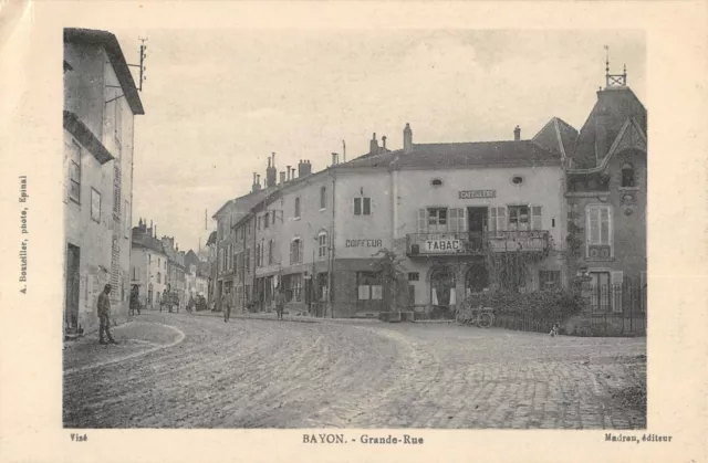 Cpa 54 Bayon Grande Rue