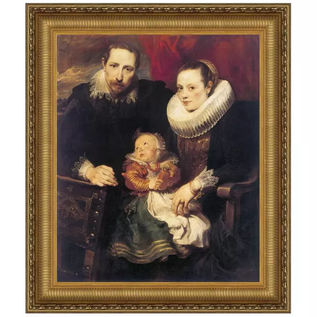 Design Toscano Wildens Family Portrait, 1621: Canvas Replica Painting: Large