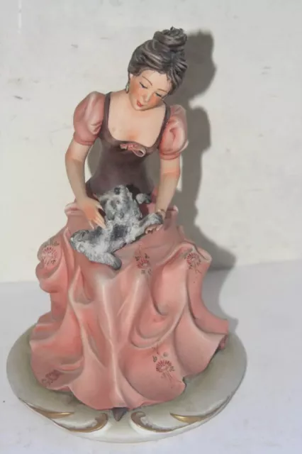 Vintage Capodimonte Porcelain Figure