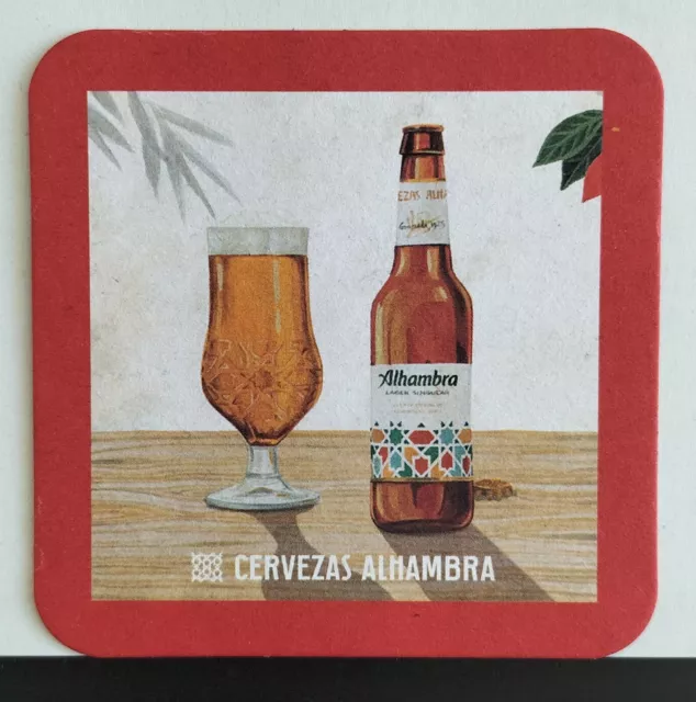 Posavasos cerveza CERVEZAS ALHAMBRA Crear Sin Prisa 5 coaster sotagot bierdeckel