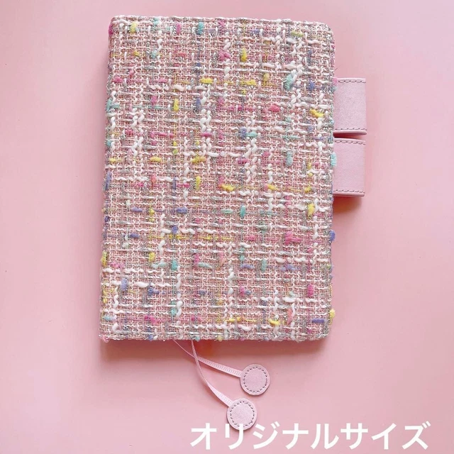 Hobonichi Techo Cover Cousin Original Size A6 Pink Tweed & Synthetic leather