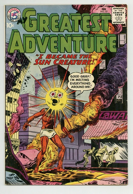 My Greatest Adventure #52 5.0 Dick Dillin Art Ow Pages 1961