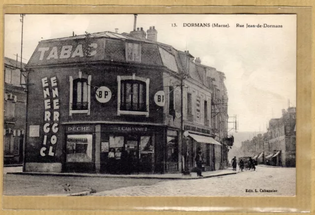 Cpa Dormans - Rue Jean de Dormans tp033