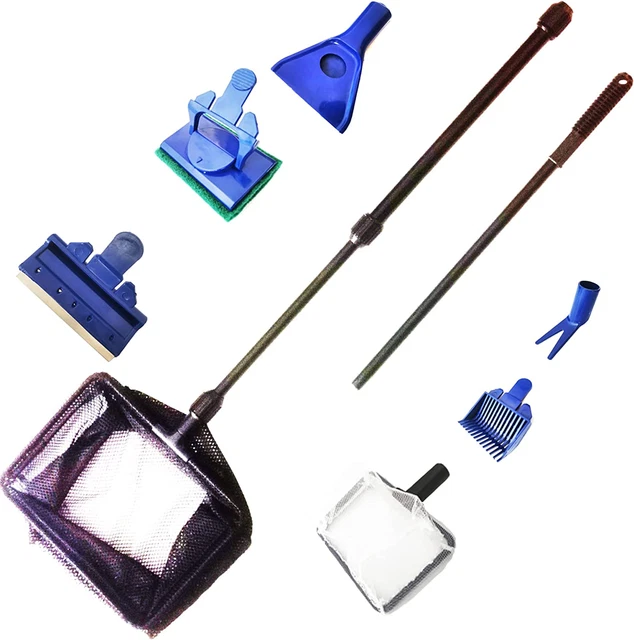 JZMYXA Aquarium Fish Tank Clean Set, Aquarium Cleaning Kit for Fish Tank Long Ha
