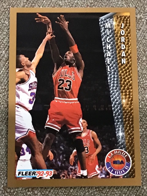 1992-93 Fleer Basketball Michael Jordan League Leader #238