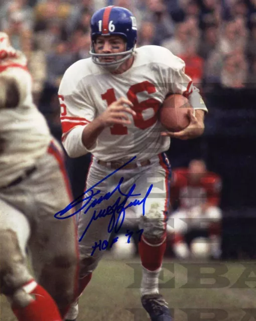 Frank Gifford New York Giants Signed 8x10 autographed photo Reprint
