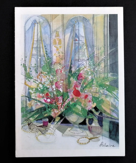 Menu Ancien Restaurant LASSERRE Paris – Illustration Pierre Pagès, Vintage