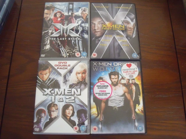 X-MEN FIVE DVDS - X-Men, X-Men-2, X-Men First Class, The Last Stand ...