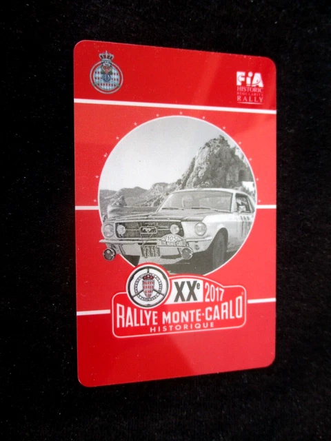 Badge Pass Média Rallye Monte Carlo 2018 N°88 - état Excellent