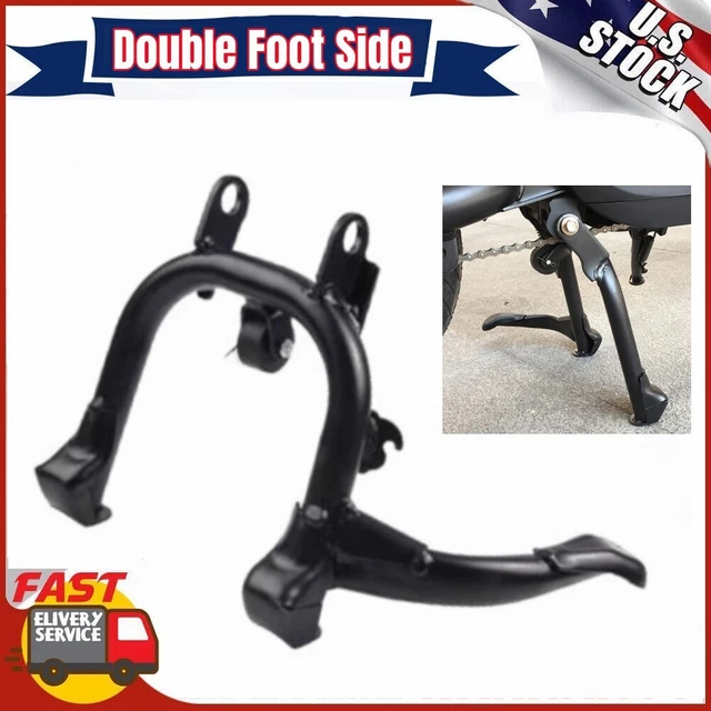 Universal ATV Motorcycle Bike Double Foot Center Stand Parking Leg Kickstand US
