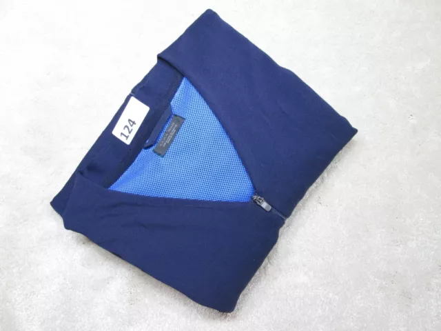 Zara Man Extra Large XL Jacket Navy Blue Full Zip Long Sleeve Pockets Bomber 124