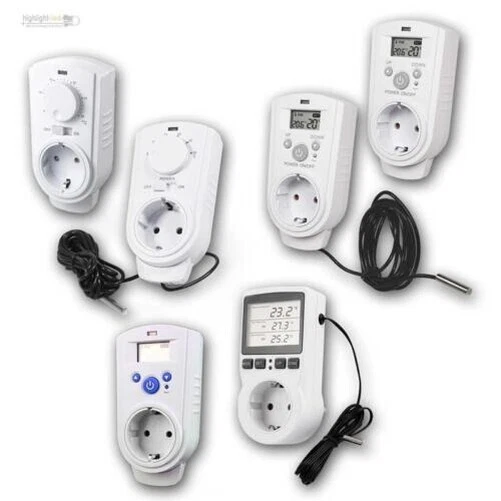 Thermostat de Socket Thermostat-Steckdose Chauffage/Refroidissement 230V