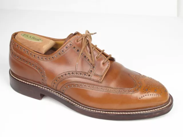 Crockett & Jones Pembroke Whiskey Shell Cordovan Wingtip Bluchers 8 E UK / 9 D