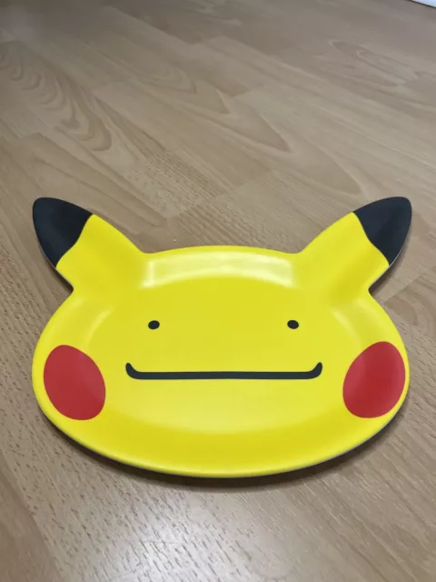 Pokémon Café Pikachu Teller Platte Center Japan Ditto Limitiert Extrem Selten