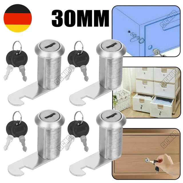 Forbabe Briefkastenschlösser Set - 10 Stück Mit Schlüssel Für Sicherheit