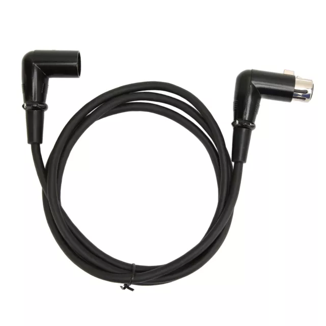 XLR Male To Female Cable 3 Pin OFC Conductor XLR Male Right Angle To Female Hot