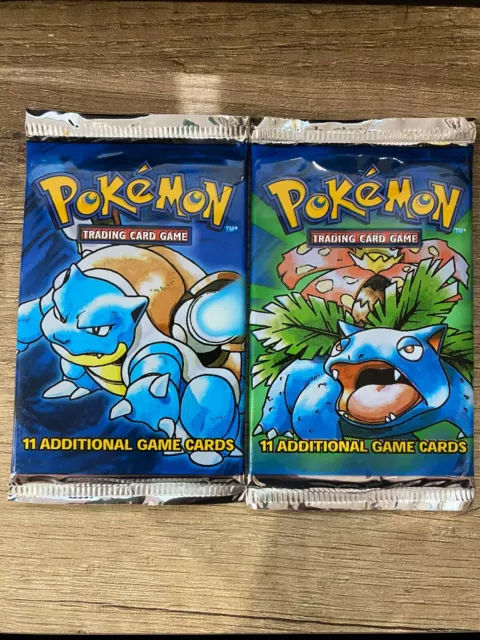 Pokemon Base Set Booster Pack 1999 Original W0C06034 Not Weighted/Sealed 1 PACK