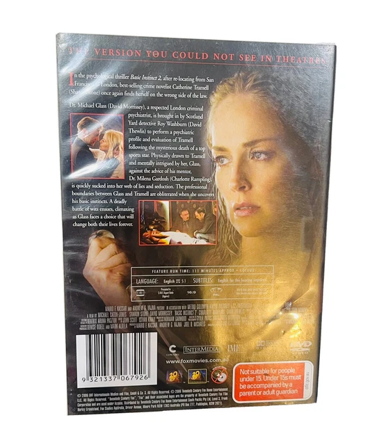 BASIC INSTINCT 2 - Risk Addiction Sharon Stone Uncut Version DVD FREE ...