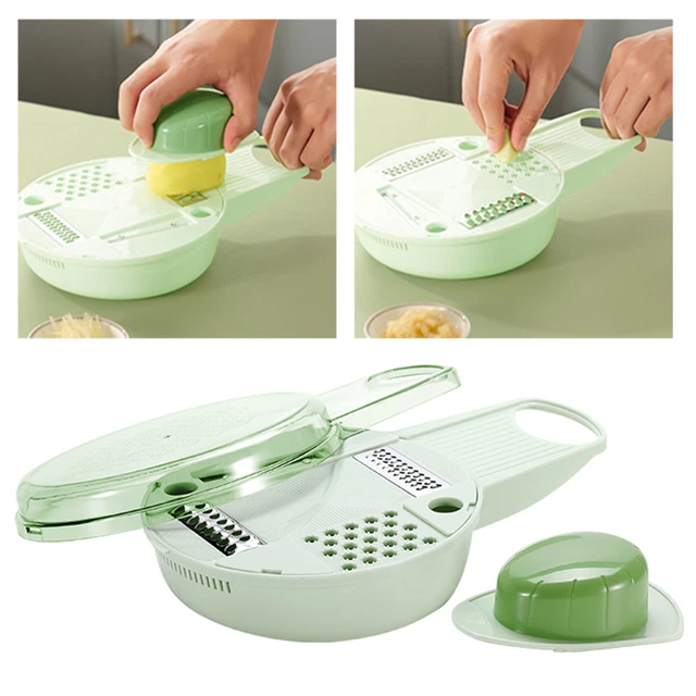 1 juego de trituradora de alimentos cortadora de verduras corte suave triturada ajo picado antigrietas