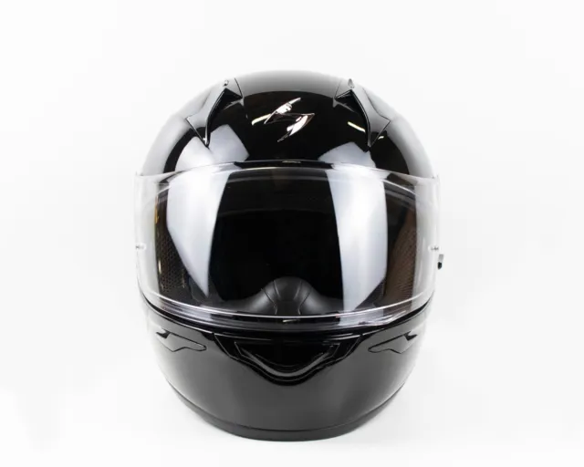 Casque intégral Scorpion EXO EXO-390 Noir Brillant - Neuf moto scooter 3